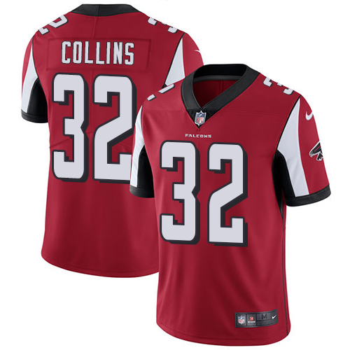Nike Falcons #32 Jalen Collins Red Team Color Men's Stitched NFL Vapor Untouchable Limited Jersey